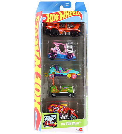 Hot Wheels Biler - 5-pak - HW Fun Park