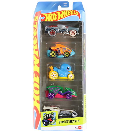 Hot Wheels Biler - 5-pak - Street Beasts