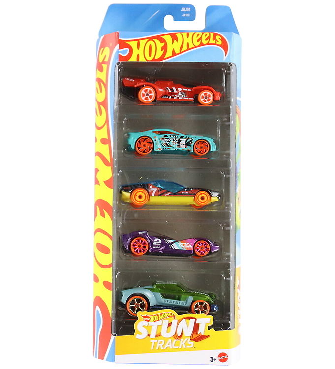 Hot Wheels Biler - 5-pak - Stunt Tracks