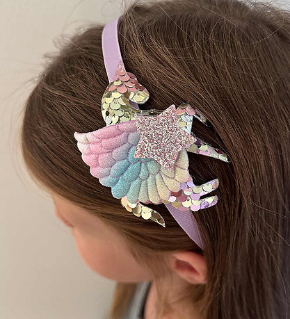 By Stær Hårbøjle - Enhjørning - Lilla