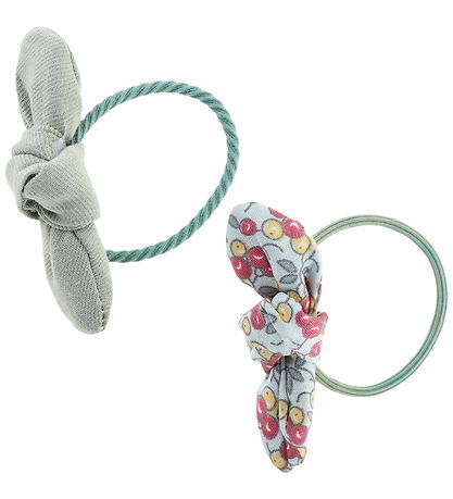 By Stær Hårelastikker - 2-pak - Grøn Mix