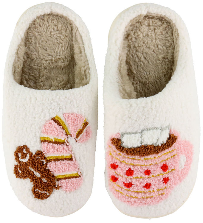 By Stær Hjemmesko - Slippers Jul - Rosa/Brun