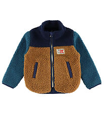 Danefæ Fleecejakke - Danodder - Caramel/Navy/Slate