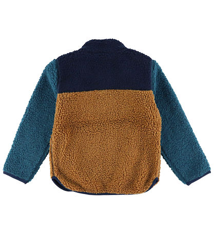 Danefæ Fleecejakke - Danodder - Caramel/Navy/Slate
