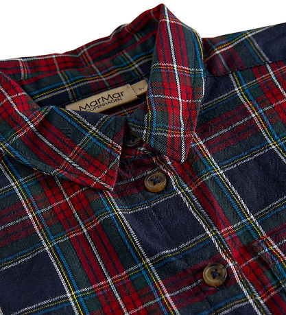 MarMar Skjorte - Tommy - Pilot Navy Check