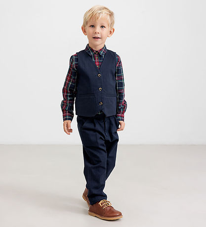 MarMar Skjorte - Tommy - Pilot Navy Check