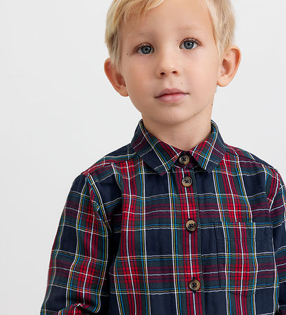 MarMar Skjorte - Tommy - Pilot Navy Check