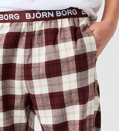 Björn Borg Pajama Set Trousers - Forest Tartan