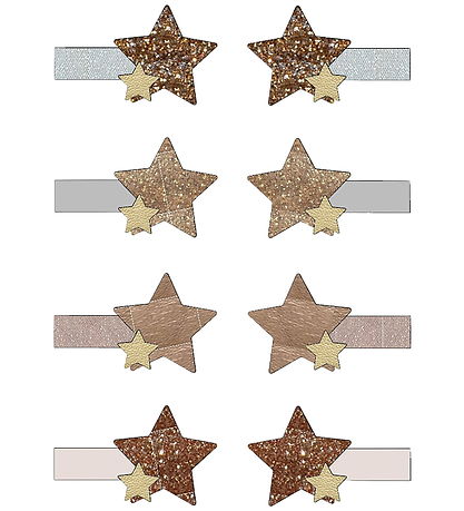 Mimi & Lula Hårclips - 8-pak - Mini Starry Shimmer Mimi & Lula Hårclips - 8-pak - Mini Starry Shimmer