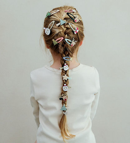 Mimi & Lula Hårspænder - 4-pak - Santa & Tree Christmas