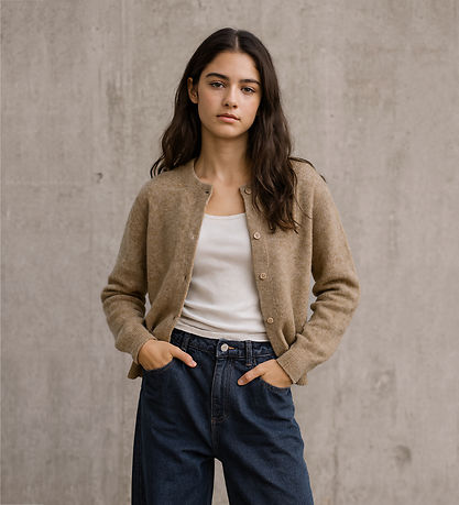 Hound Cardigan - HdLea - Sand Melangé