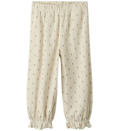 Lil' Atelier Nattøj - NmfGago - Turtledove/Floral Lil' Atelier Nattøj - NmfGago - Turtledove/Floral