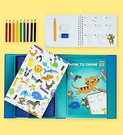 Tiger Tribe Tegnesæt - Lær At Tegne - Dyr