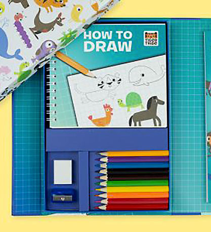 Tiger Tribe Tegnesæt - Lær At Tegne - Dyr