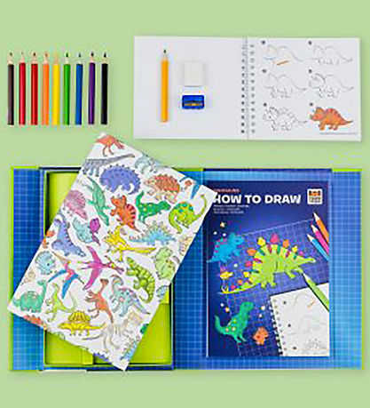 Tiger Tribe Tegnesæt - Lær At Tegne - Dinosaurs