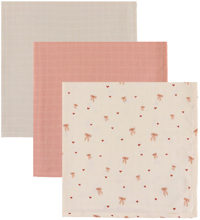 Cam Cam Stofbleer - 70x70 cm - 3-pak - Bows