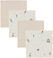 Cam Cam Vaskeklude - 4-pak - Carousel