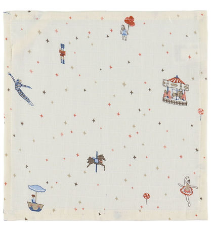 Cam Cam Vaskeklude - 4-pak - Carousel