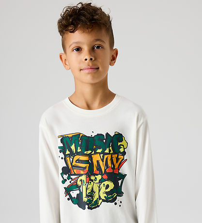 Name It Bluse - NkmVeldo - Cloud Dancer/music