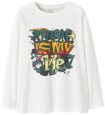 Name It Bluse - NkmVeldo - Cloud Dancer/music