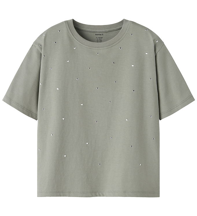 NAME IT Rhinsten T-shirt Bea Shadow