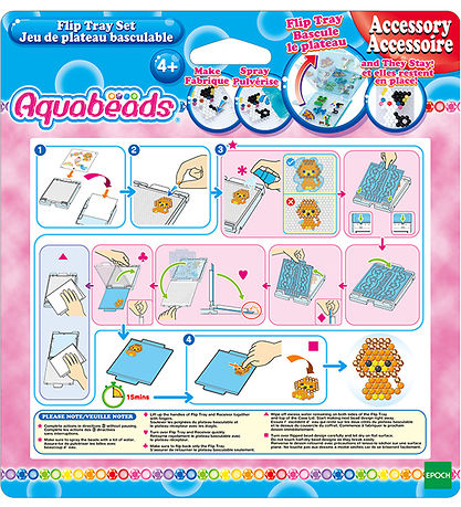 Aquabeads Flip Tray Sæt - Blå
