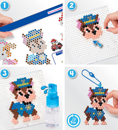 Aquabeads Perlesæt - Nøgleringe - Paw Patrol