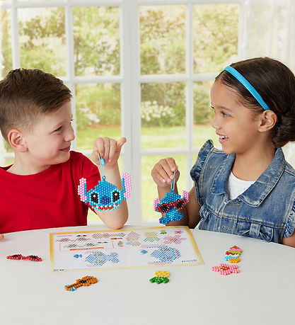 Aquabeads Perlesæt - Nøgleringe - Stitch