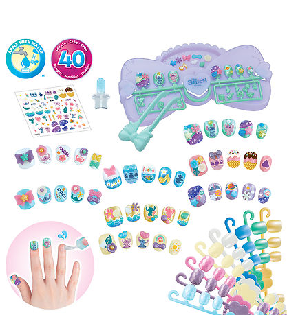 Aquabeads Neglesæt - Stitch - Nail Designer