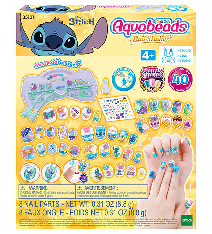 Aquabeads Neglesæt - Stitch - Nail Designer