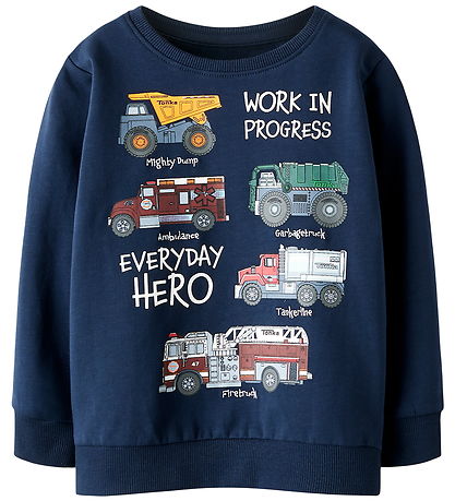 Name It Sweatshirt - NmmOrson - Navy Blazer