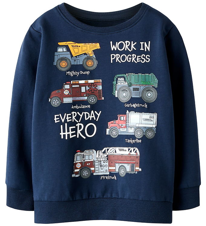 Name It Sweatshirt - Tonka - NmmOrson - Navy Blazer