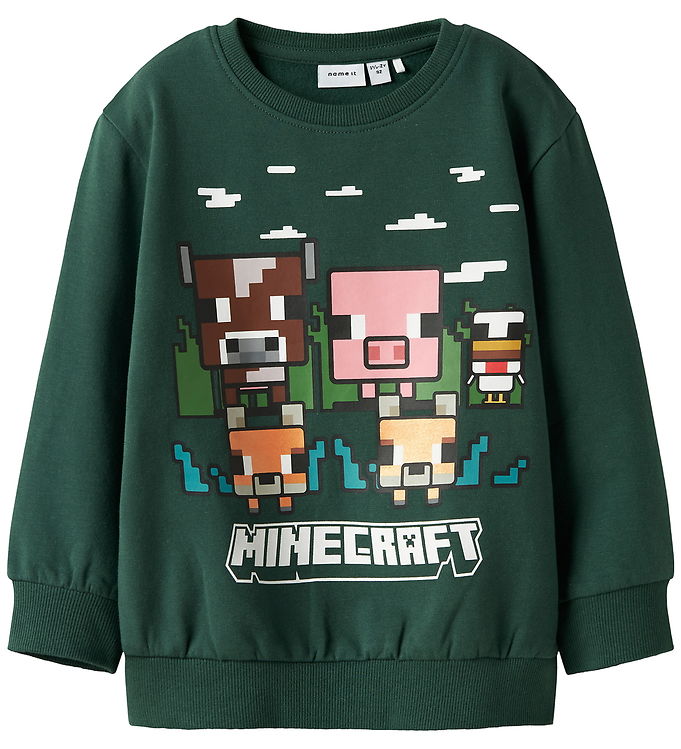Name It Sweatshirt - Minecraft - NmmNell - Bistro Green