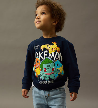 Name It Sweatshirt - NmmNoa - Navy Blazer Name It Sweatshirt - NmmNoa - Navy Blazer