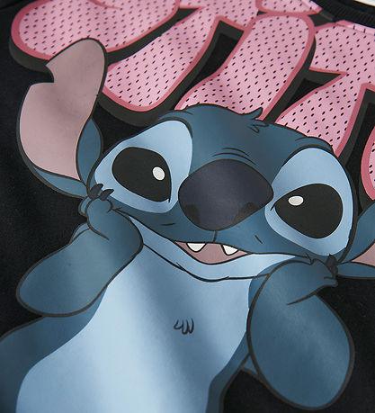 Name It Sweatshirt - NkfOdimi - Stitch - Black Name It Sweatshirt - NkfOdimi - Stitch - Black