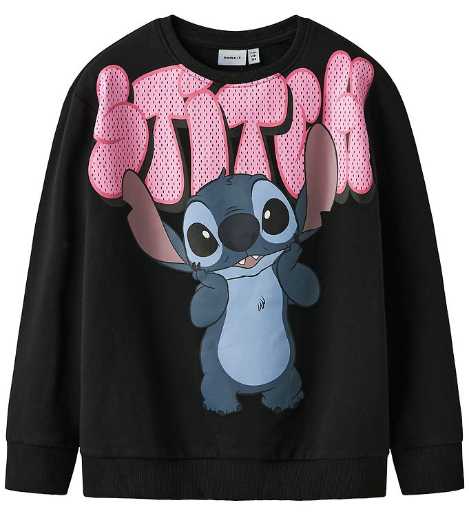 Name It Sweatshirt - NkfOdimi - Stitch - Black