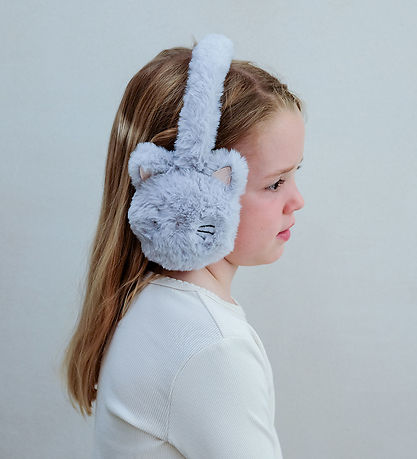 Mimi & Lula Ørevarmere - Grey Kitty Cat