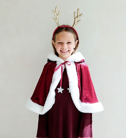 Mimi & Lula Kappe - Mrs Claus - Rød m. Hvid