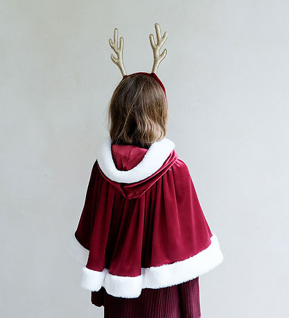 Mimi & Lula Kappe - Mrs Claus - Rød m. Hvid