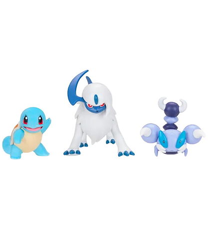 Pokémon Figur - 3-pak - Battle Figure - Squirtle/Absol/Skorupi Pokémon Figur - 3-pak - Battle Figure - Squirtle/Absol/Skorupi