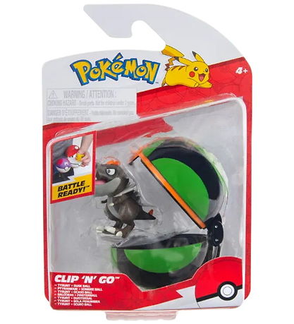 Pokémon Figure - Clip 'N' GO - Tyrunt w. Dusk Ball Pokémon Figure - Clip 'N' GO - Tyrunt w. Dusk Ball