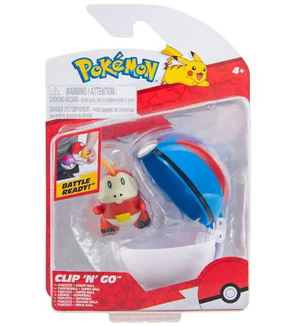 Pokémon Figure - Clip 'N' GO - Fuecoco w. Great Ball