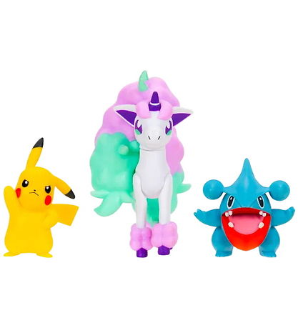 Pokémon Figure - Battle Figure - 3-Pack - Pikachu/Gible/Ponyta Pokémon Figure - Battle Figure - 3-Pack - Pikachu/Gible/Ponyta