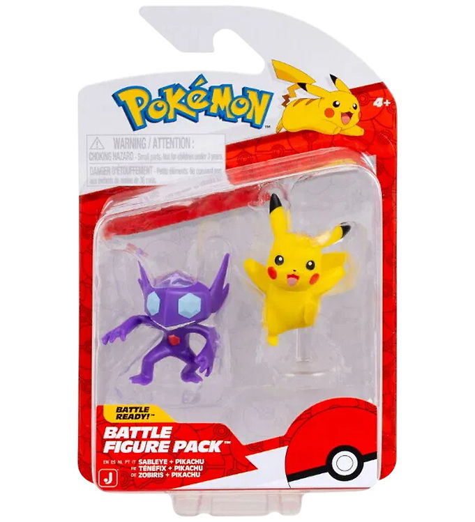 Pokémon - Battle Figure 2 pack - Sableye & Pikachu (PKW4062) Legetøj - GEEKD.dk