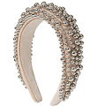 DAY ET Hårbøjle - Beaded Chrome Hair Band - Silver