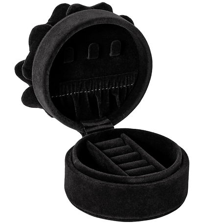 DAY ET Smykkeskrin - Velvet Flower Jewelry Round - Sort