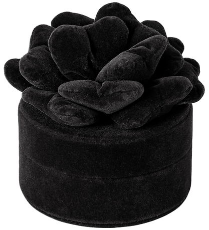 DAY ET Smykkeskrin - Velvet Flower Jewelry Round - Sort