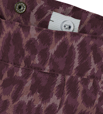 Name It Bukser - Wide - NkfRose - Burgundy/Leo