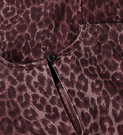 Name It Kjole - NkfLeo - Burgundy/Leo