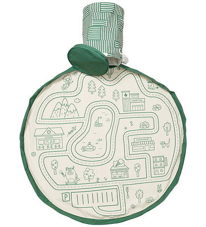 Play&Go Legetøjstæppe/Kurv - Roadmap